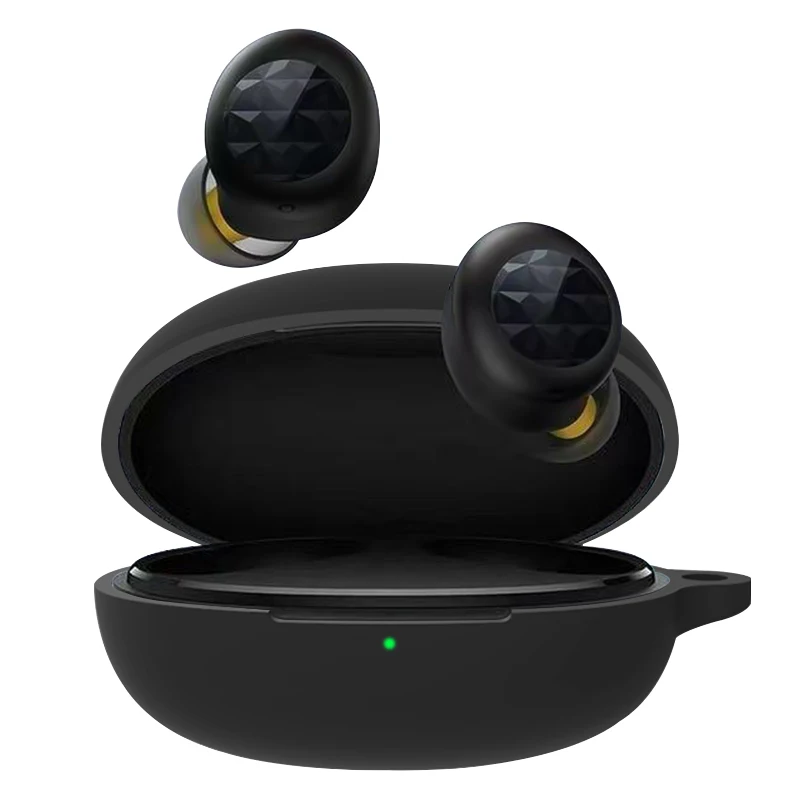 

Silicone Earphone Case for Realme Buds Q2s Case Bluetooth Headset Protective Cover Shockproof Soft Shell For Realme Buds Q2s