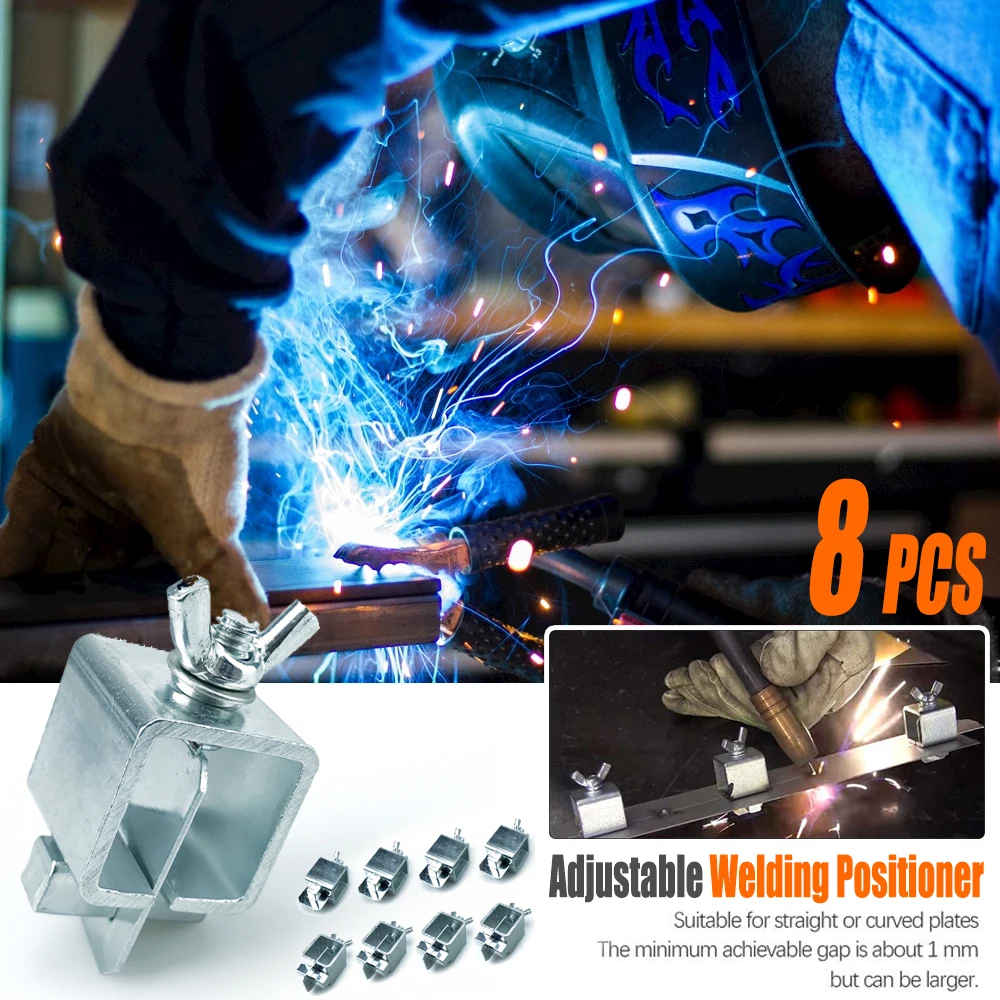 

Welding Butterfly Clip Clamps Holder Butt Welding Clamp Welding Positioner Fixture Adjustable for Welding Clamps Tools Set 8 Pcs