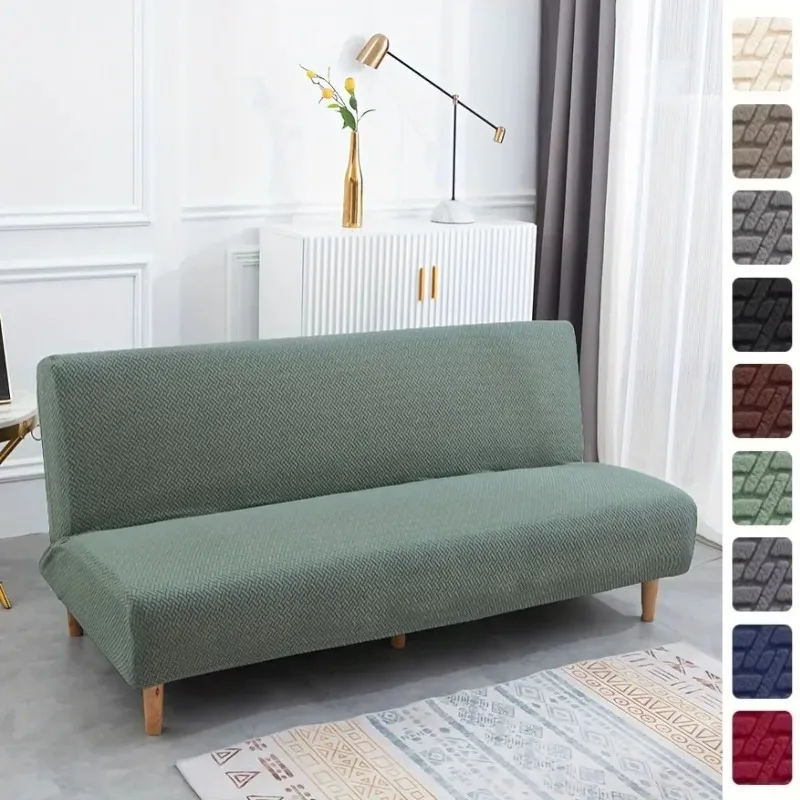 Монохромный Чехол Для 1/2/3-местков — Складной Жаккардовый Защитный Дивана И