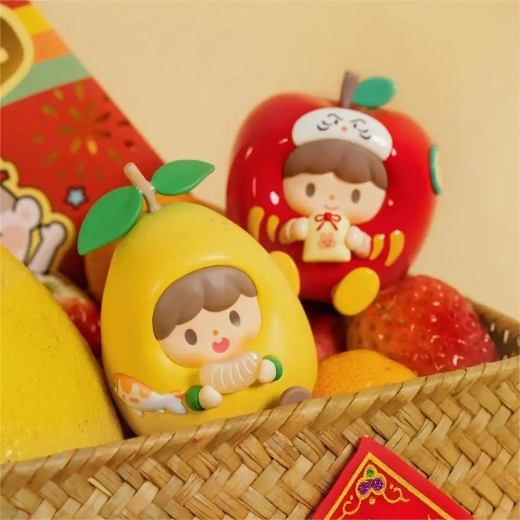 

Zzoton Zhuo dawang Blessing For Fruits Series Blind Box Kawaii Action Figures Girl Gift Kid Toy Kawaii Model Designer Doll
