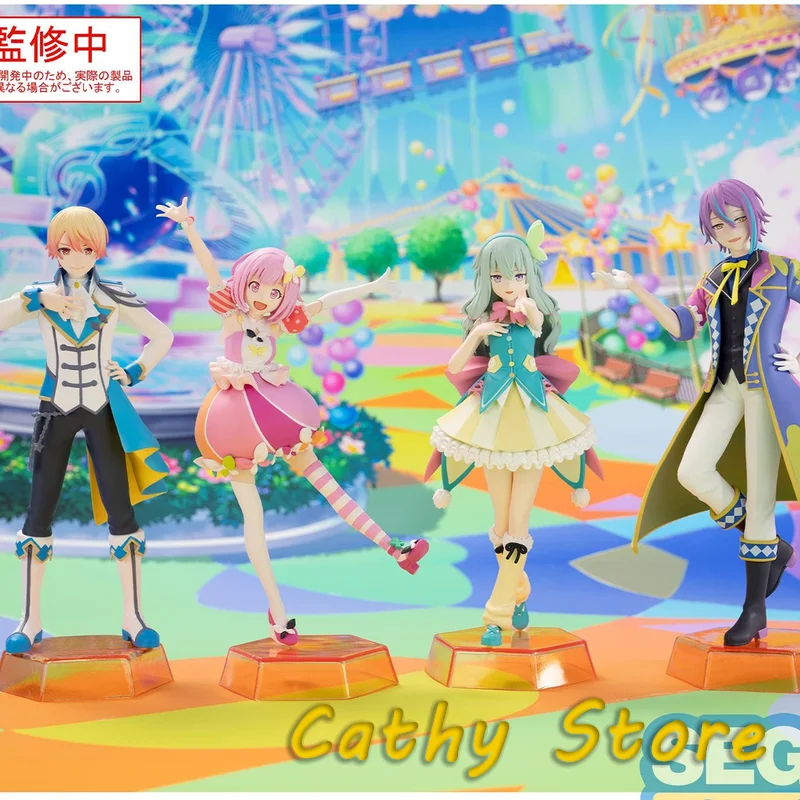 Фото В наличии оригинальная фигурка Sega Ddc Hatsune Miku World Project, аниме-фигурка, модель куклы Kusanagi Nene Otori Emu Rui, настольный сбор, подарок №1