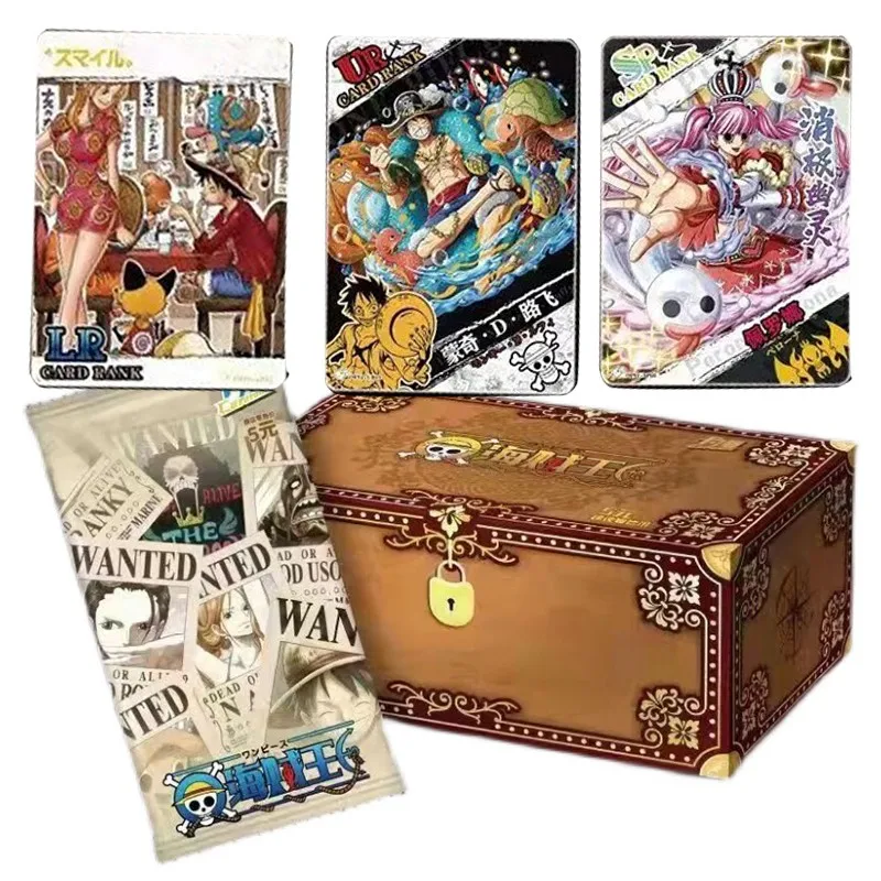 

Original Japanese Anime ONE PIECE Collection Card Cartas Luffy Roronoa Sanji Nami TCG Game Cards Children Birthday Gift