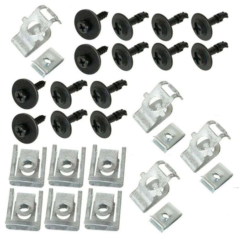 Car Truck Retaining Clip Engine Car Parts Exterior Accessories Mud Flaps Clips Retaining Clip Screw Kit Brand New