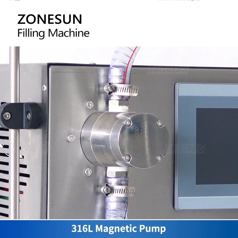 ZONESUN электрическая машина для розлива жидкостей с высоким расходом магнитный