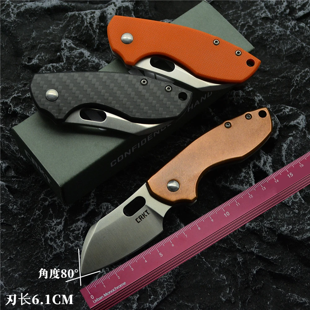 

Crkt5311 folding knife stainless steel outdoor camping quick opening folding knife EDC steel knife collection knife