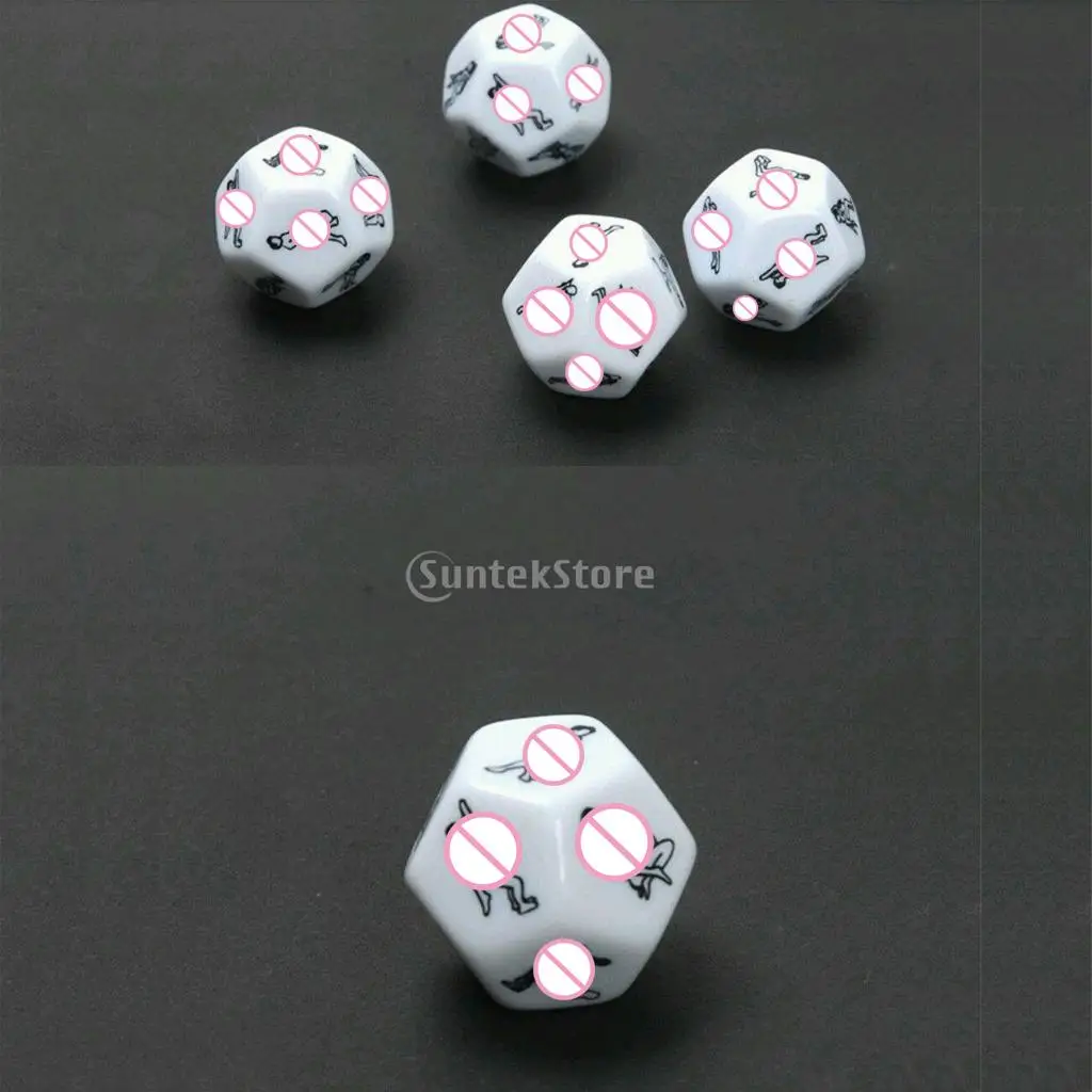 

Novelty Funny Adults Love Humour Erotic Dice Pipe Toys 12 Sides