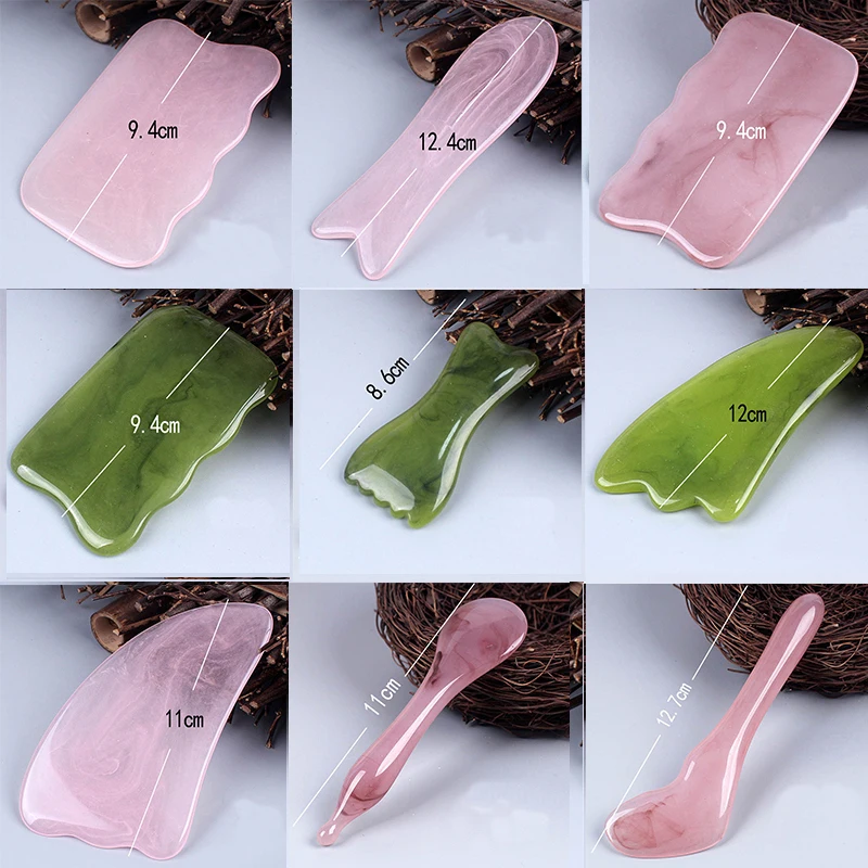 

Resin Guasha Massage Board Gua Sha Scraper Facial Massage Beauty For Face Neck Skin Lifting Wrinkle Remover Beauty Care