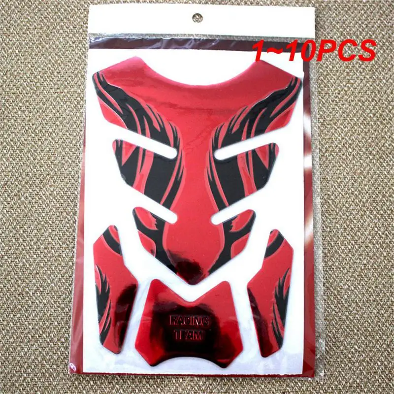 

1~10PCS Motorcycle Sticker For Honda Yamaha Tank pad Sticker Devil Skull Logo 3D Tank pad Stickers Oil Gas Protector Cover