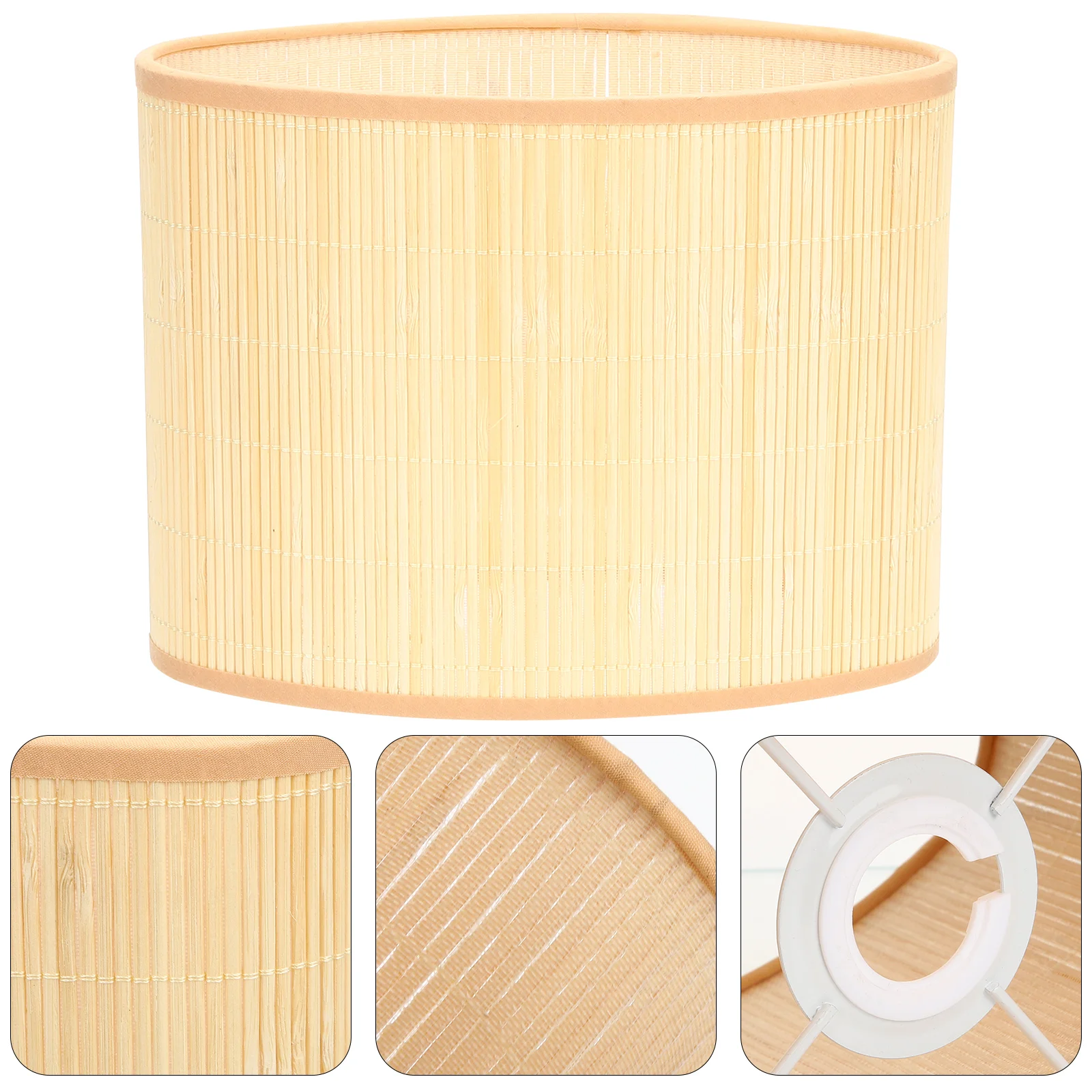 

Floor Lamp Shade Bamboo Lampshade Cover Decorative Accessory Shades Desk Table Light Accessories