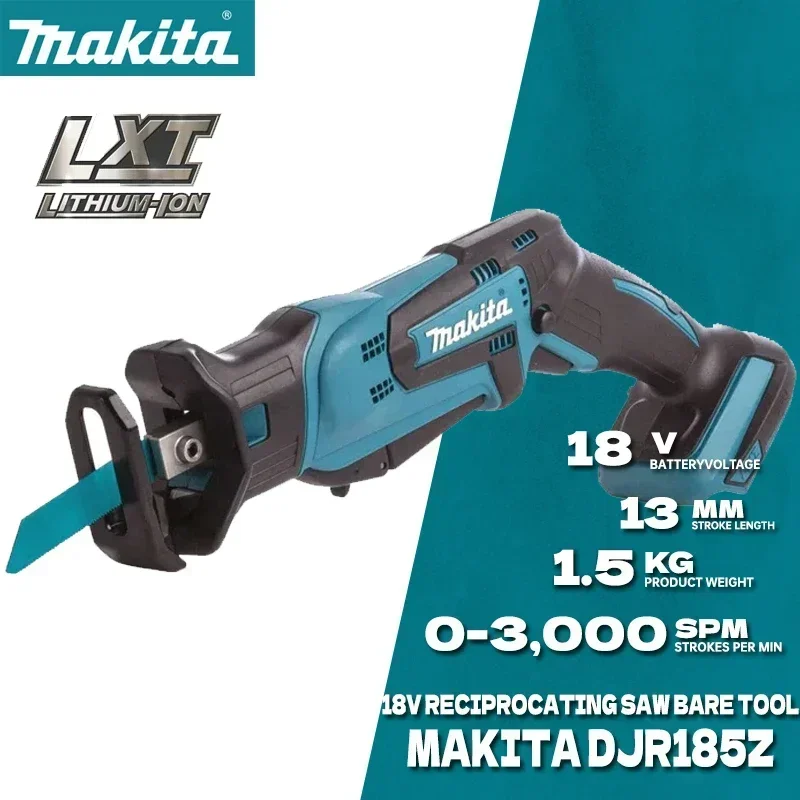 Сабельная пила MAKITA DJR185Z, беспроводная, 18 в, литий-ионная мини ...