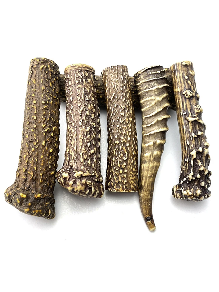 НОВЫЕ 7 типов смолы имитация рога оленя антилопы узор прямая ручка ножа нашивки