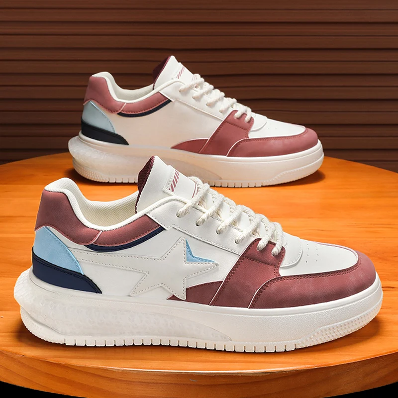

CYYTL Mens Shoes Casual Summer Skateboard Sneakers For Male Outdoor Platform Sport Fashion Running Luxury Leather Trainers Tenis