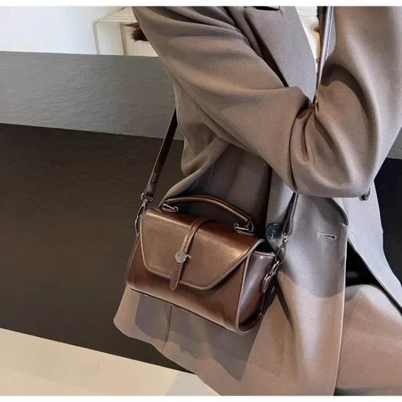 Новый стиль универсальная сумка через плечо в стиле ретро модная высокий внешний