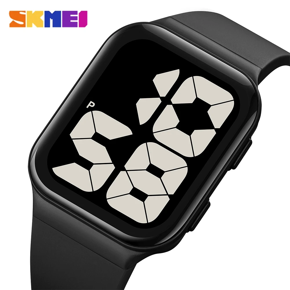 Часы наручные SKMEI мужские/женские с большими цифрами спортивные электронные