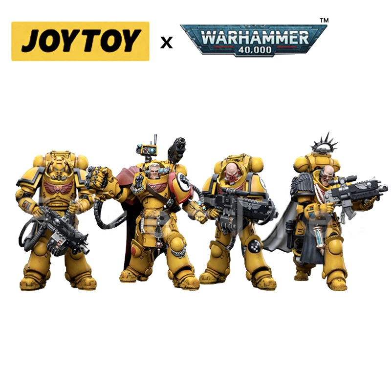 

1/18 JOYTOY Action Figure (4PCS/SET) 40K Fists Heavy Intercessors Set Anime Collection Model Toy Free Shipping