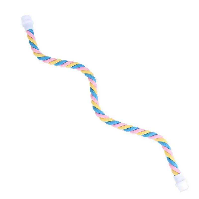

Bird Rope Perches Bird Spiral Rope Perch Cotton Parrot Swing Climbing Standing Toys Perfect For Parrots Budgies Macaws Parakeets