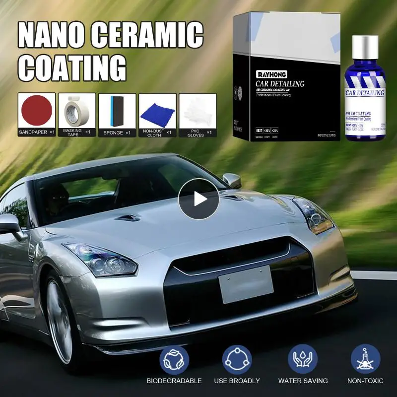 

50ml Car Polish Nano Coating Dustproof Oleophobic Ceramic Car Coating Waterproof Universal Car Cleaning Supplies Nano-coated