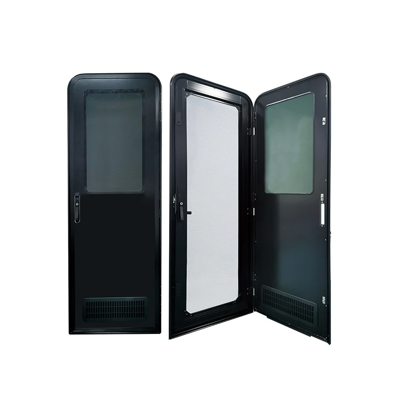 Фото Дверь для автодома Airow Auto Motorhome Trailer с алюминиевой рамой, в австралийском стиле, с окном. №3