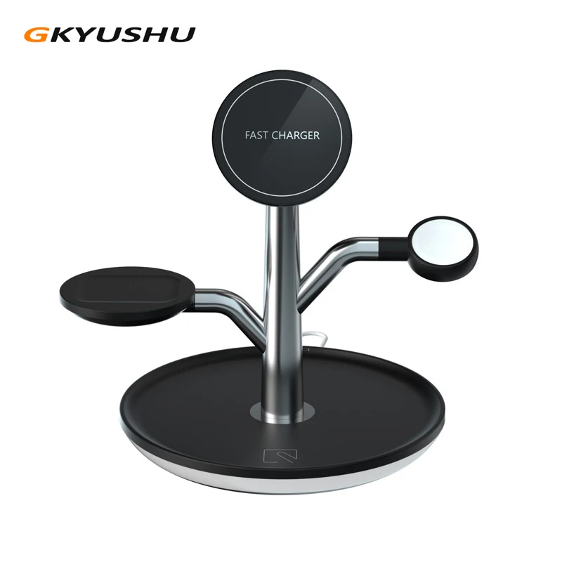 

Magnetic 3-in-1 Charger Wireless Samsung Xiaomi Huawei Mobile Phone Accessories All-in-One Charging Wireless Charger