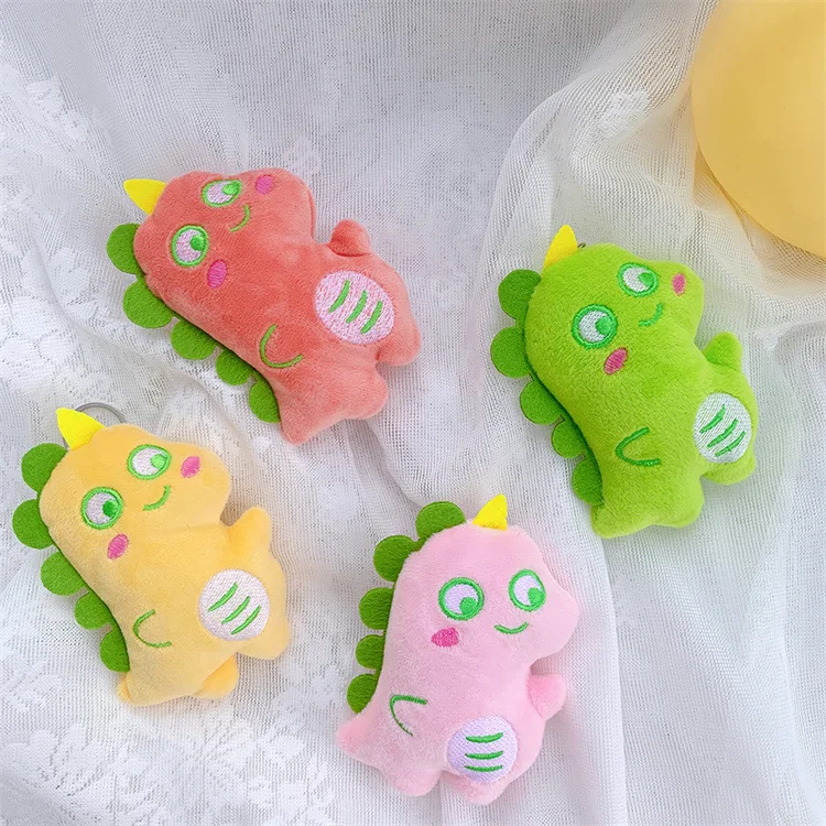 

Cartoon Kawaii Multi-color Dinosaur Plush Doll Keychain Pendant Creative Cute Ins Dinosaur Plush Doll Backpack Pendant Kids Gift