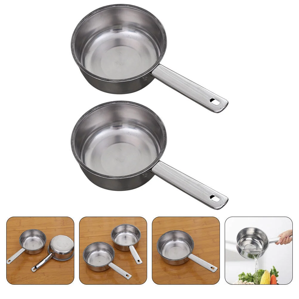 

Детский шампунь с короткой ручкой из нержавеющей стали Удобный водяной Магнитный ковш для приготовления пищи для дома большой ребенок