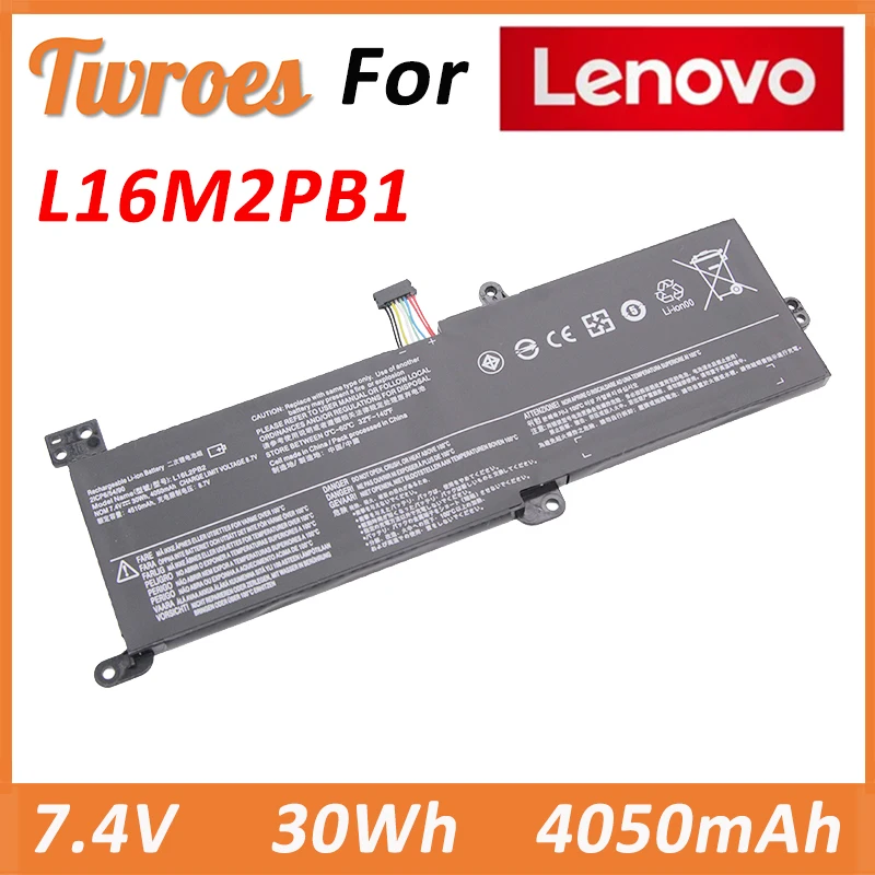 

Laptop Battery L16L2PB1 30Wh 4050mAh For Lenovo Ideapad 320-15IKB -15IAP -15AST -15ABR -14ABR 520-15IKBR 330-15ICN L16M2PB1