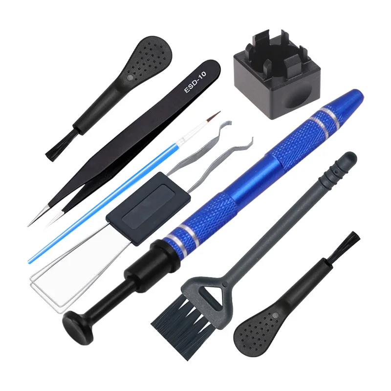

Keycap Puller Remover Mechanical Keyboard Switch Opener Lube Brush Switch Tool Kits Cleaning Brush for Cherry RGB Keyboard