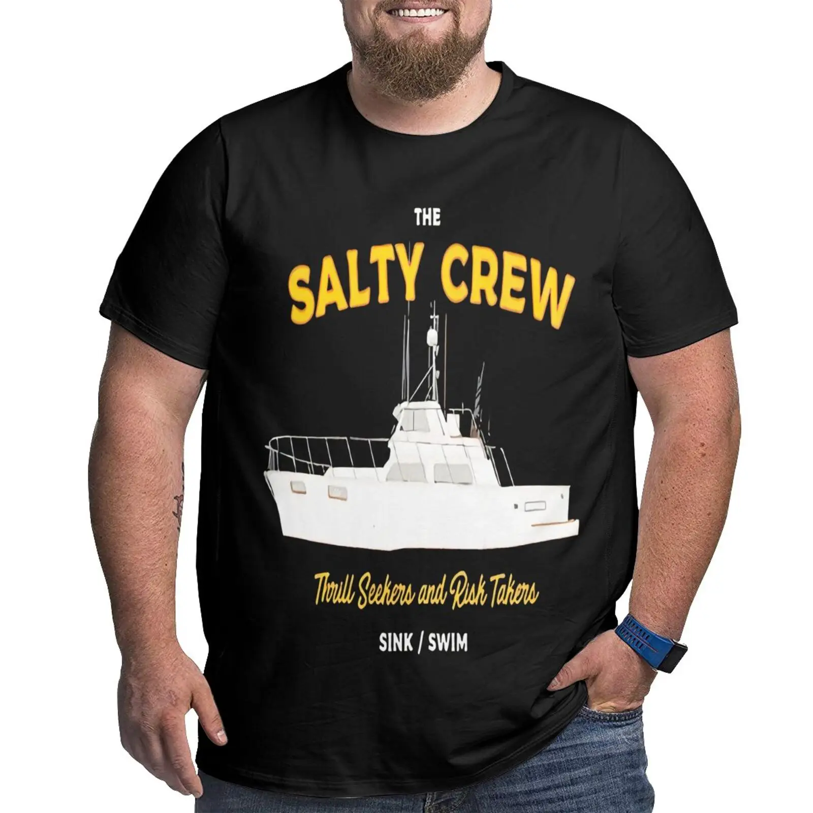 

Salty Crew Sport Fisher Navy 25 Oversized T-Shirt Men's Cotton T-Shirt Top T-Shirt Men's T-Shirts Men's T-Shirts T Shirt Women