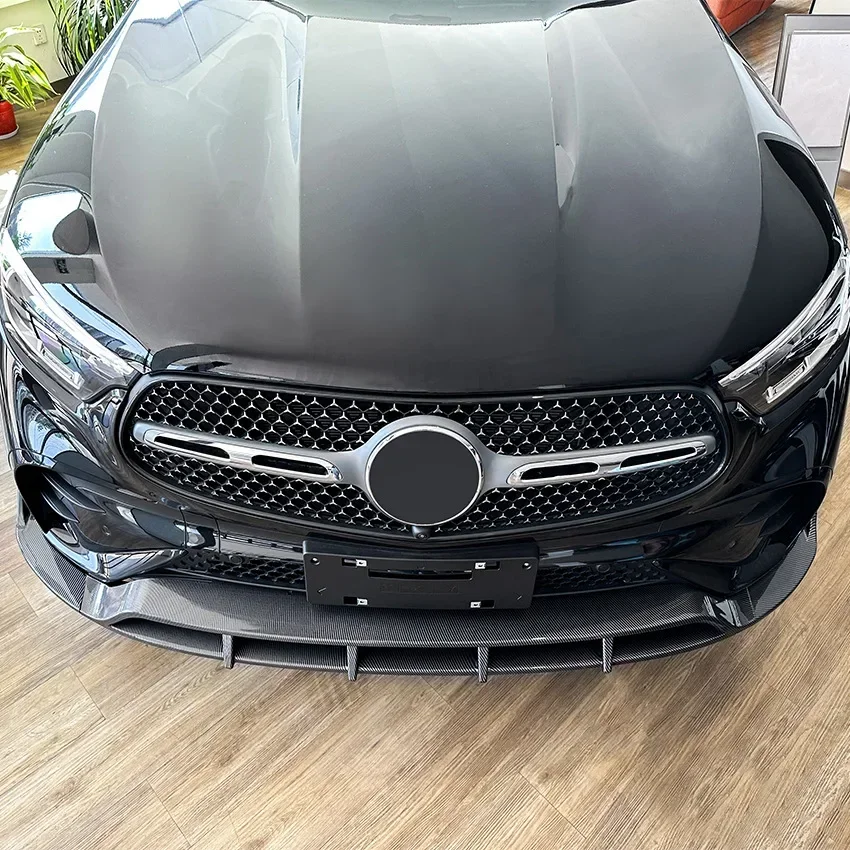Фото Для Mercedes Benz GLC-Class X254 GLC260 GLC300 2023 2024, передний бампер автомобиля, диффузор, спойлер, сплиттер, комплекты кузова №4