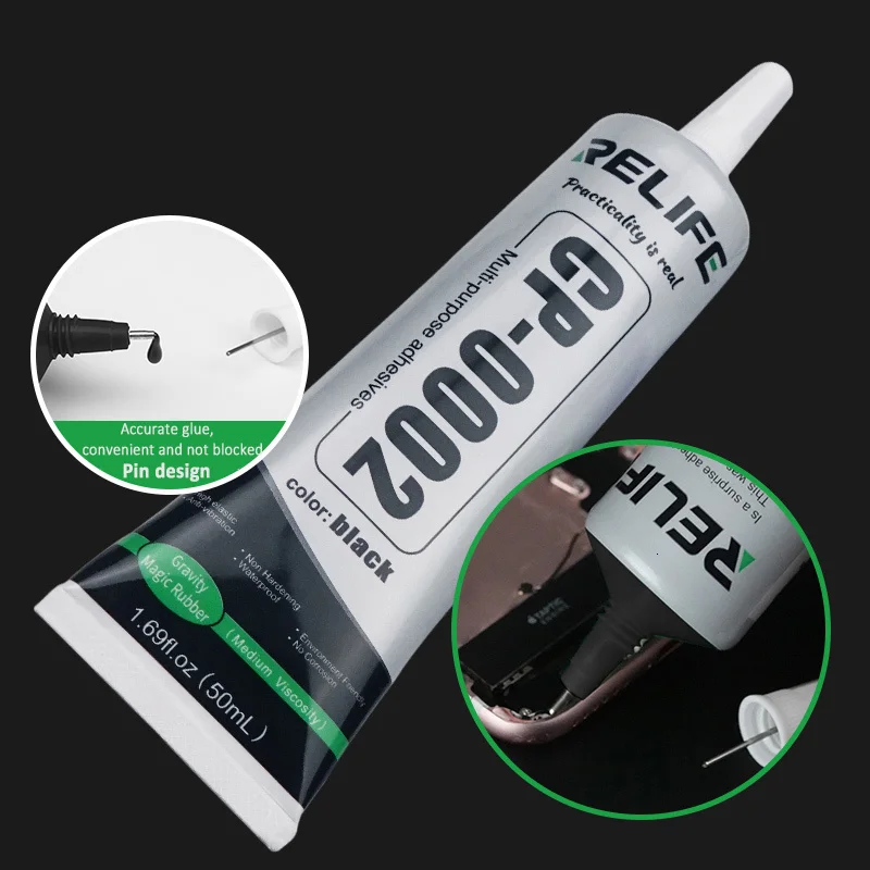 

RELIFE CP-0002 Black Glue Latest Mobile Phone Repair Special Glue Mobile Phone LCD Screen Repair For Screen Frame Repair Tool