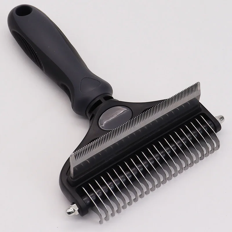 

Dog Cat Hair Removal Comb Cats Brush Grooming Tool Puppy Hair Shedding Trimmer Combs Pet Fur Trimming Dematting Deshedding Brush