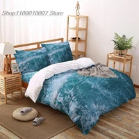 sea wave landscape bedding set for bedroom bedspreads for bed home comefortable duvet cover quilt cover pillowcase