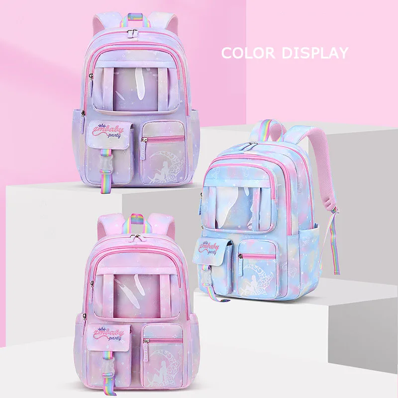 New Cartoon School Bags for Girls Boys Grades 1-6 Back To Schoolbags Primary School Students Backpack Mochila Infantil Escolar