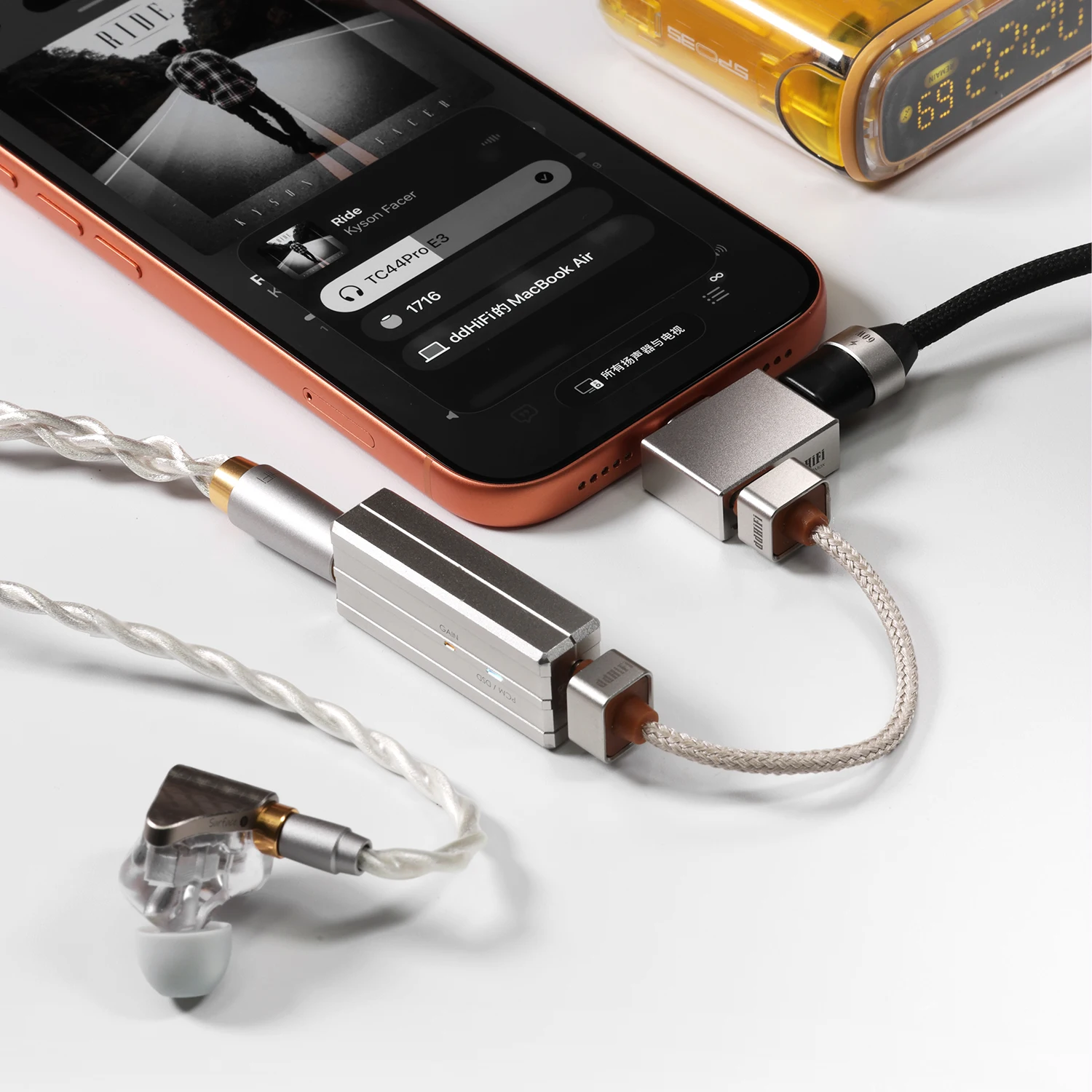 Фото ddHiFi TC28Max 60W PD-адаптер для зарядки и OTG, USB DAC/усилитель Hi-Res с двунаправленным питанием №1