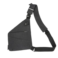 new arrival men travel business bag burglarproof shoulder bag holster anti theft security strap digital storage chest bags
