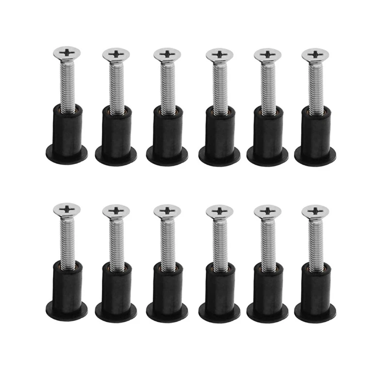 

Hot Marine Boat 12Pc M5 Well Nut Kit with Screw Fixing Nuts for Kayak Canoe Inflatable Fishing Boat Dinghy