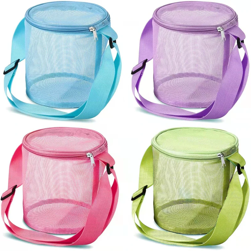 

Kids Toy Mesh Bag Beach Shell Collection Bag Sand Toy Storage Mesh Bag for Boys Girls Swimming Accessories Children Gift