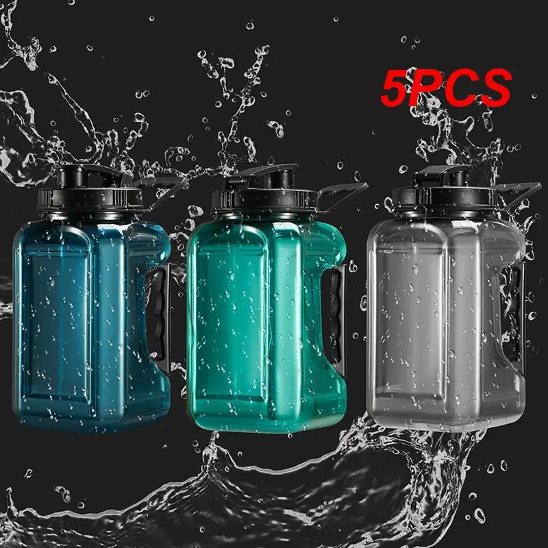 

5 шт., пластиковая бутылка для воды, для фитнеса