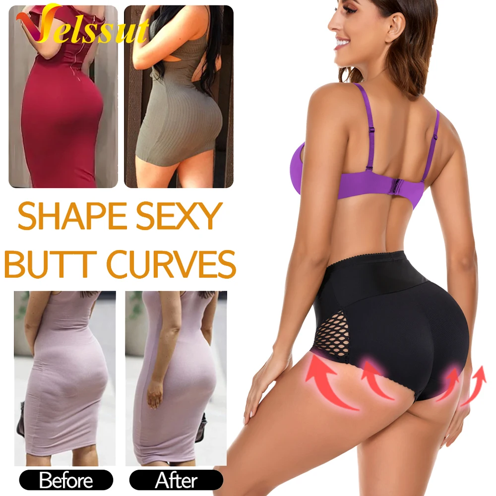 Velssut Women Hip Lift Body Sculpting Panties Seamless Panty Butt Lifter Tummy Control Shapewear Slimming Belly Body Shaper