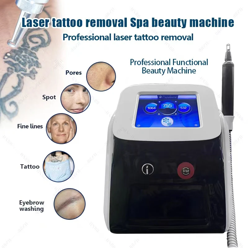 

2023 High Quality Picosecond Lasers for Tattoo laser Cleaning Laser Hair Removal Machine for all colors