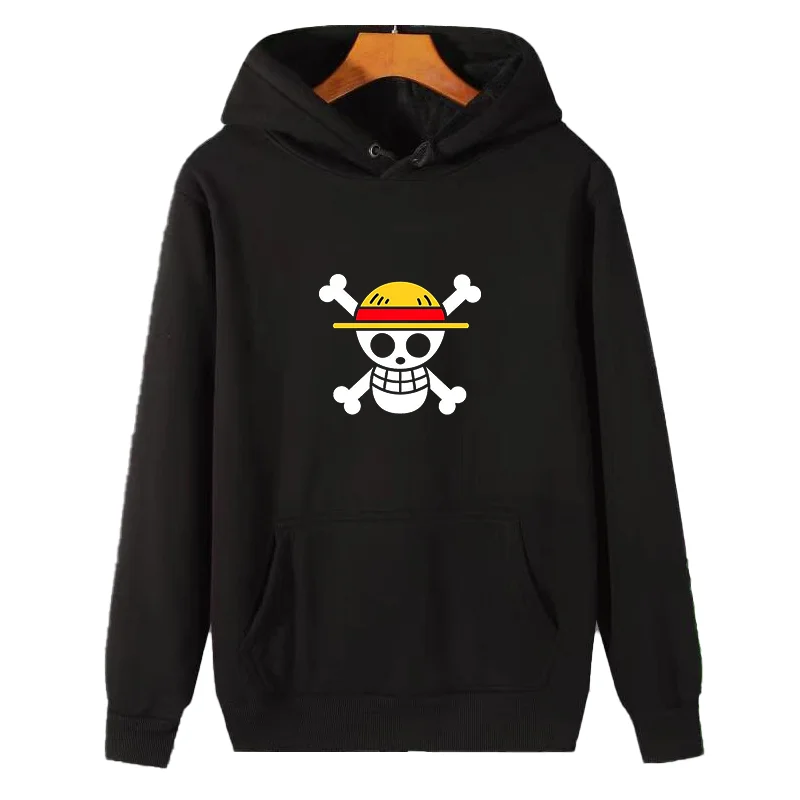 Pirates Skull Harajuku graphic Hooded sweatshirts fleece hoodie winter thick sweater hoodie essentials hoodie Men's sportswear
