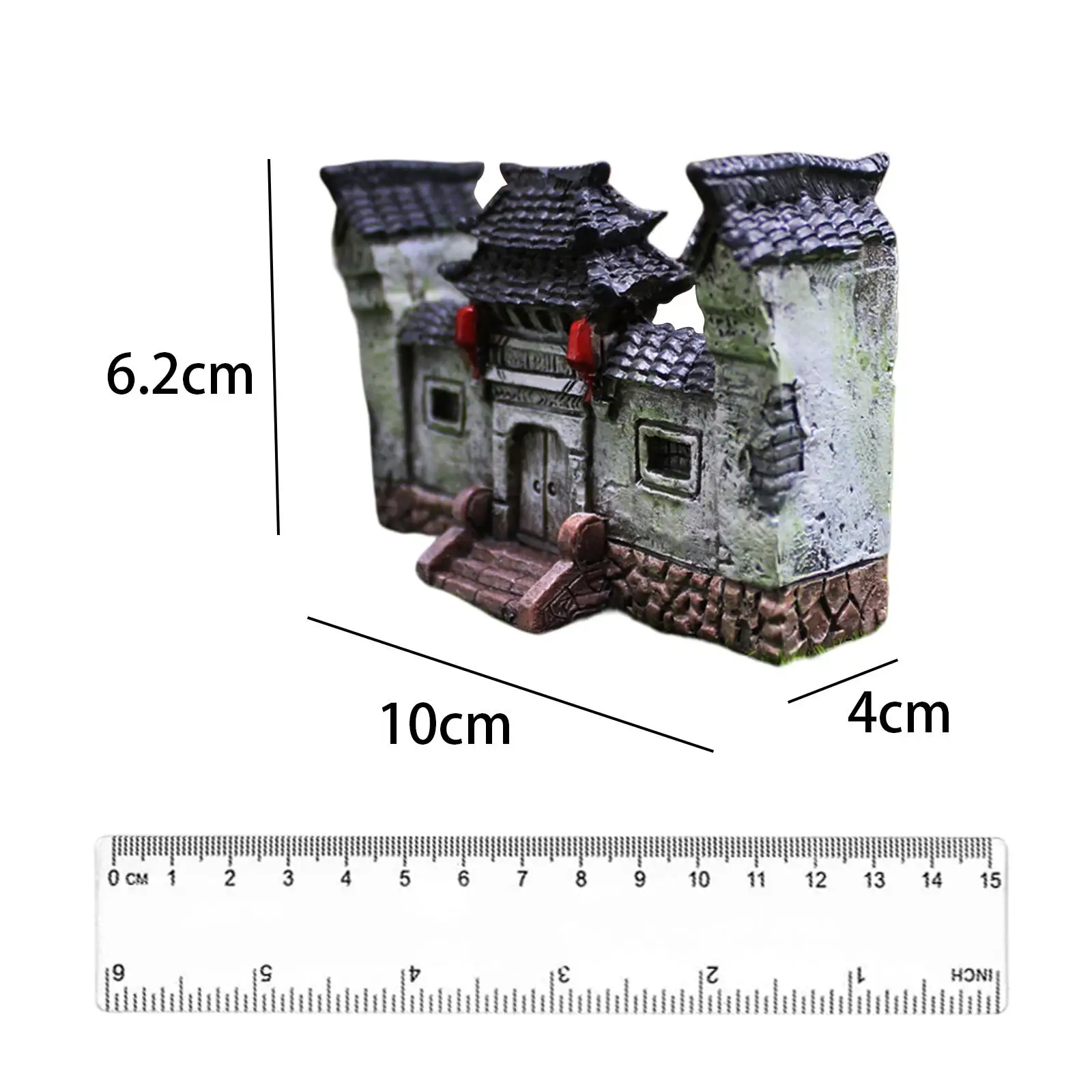 Сказочные садовые аксессуары старинные ворота для украшения микро ландшафта