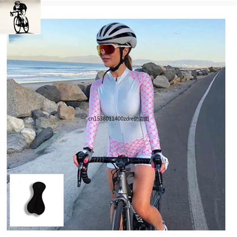 

Jumpsuit Cycling Clothing Cycling Long Sleeve Set downhill 2023Professional Team Women Triathlon Suit Cycling Jersey Skinsuit