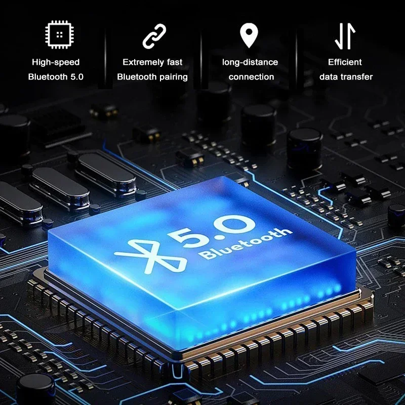 Беспроводные Bluetooth 5 0 спортивные наушники с шумоподавлением