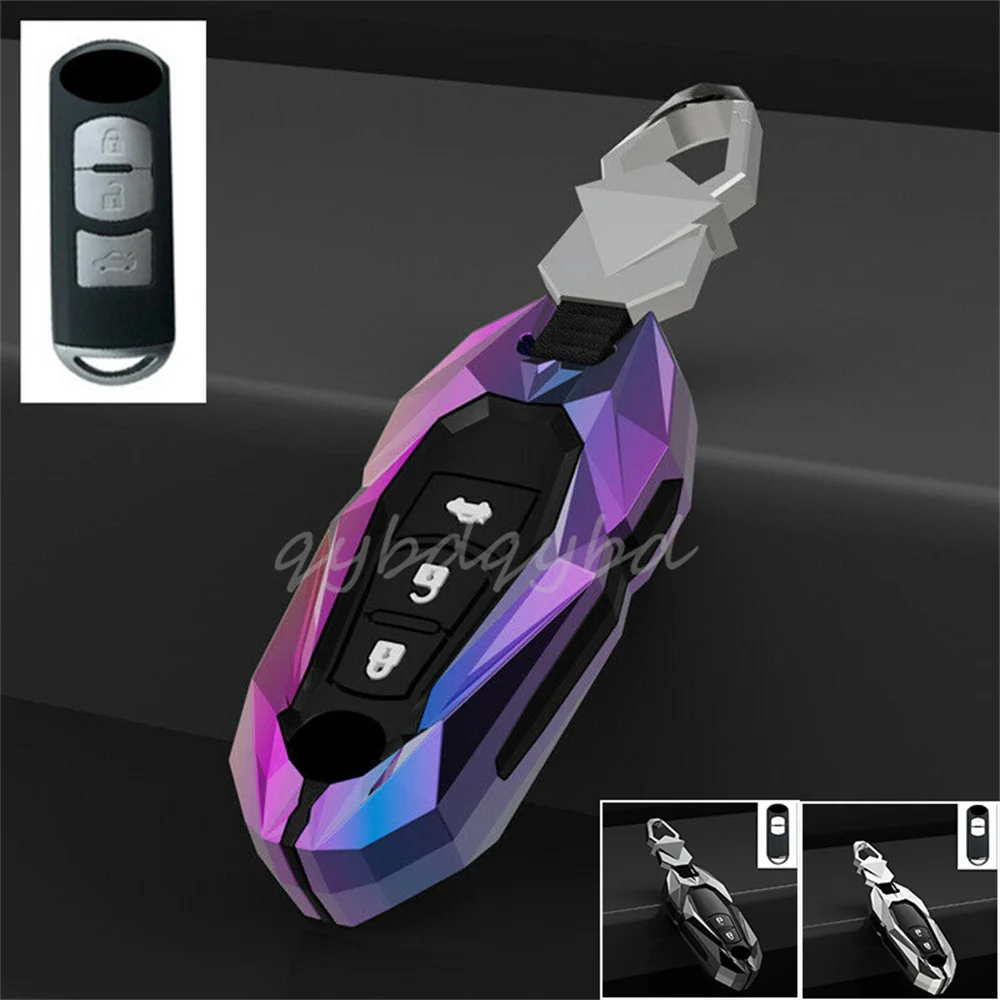 

Zinc Alloy Car Smart Key Fob Case Cover Shell Skin Bag Holder For Mazda 2 3 5 6 CX-3 CX-5 CX-7 CX-9 Accessories Styling