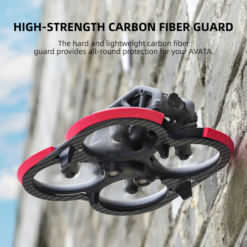 

Комплект для защиты от столкновений 13 в 1, Защитная панель из углеродного волокна и лента для столкновений EVA для DJI AVATA, аксессуары для дрона
