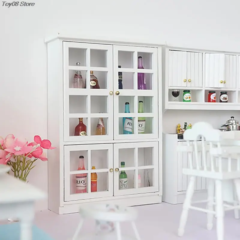 

1 шт. 1:12 миниатюрный шкаф, книжный шкаф, полка, ножки, модель буфета, мебель для кукольного дома, Декор, игрушки «сделай сам»