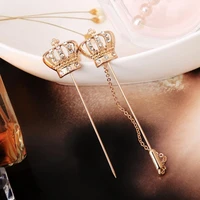 broche crystal brooch classic top fashion promotion brooches high end mens crown brooch pin badge suit female retro chain