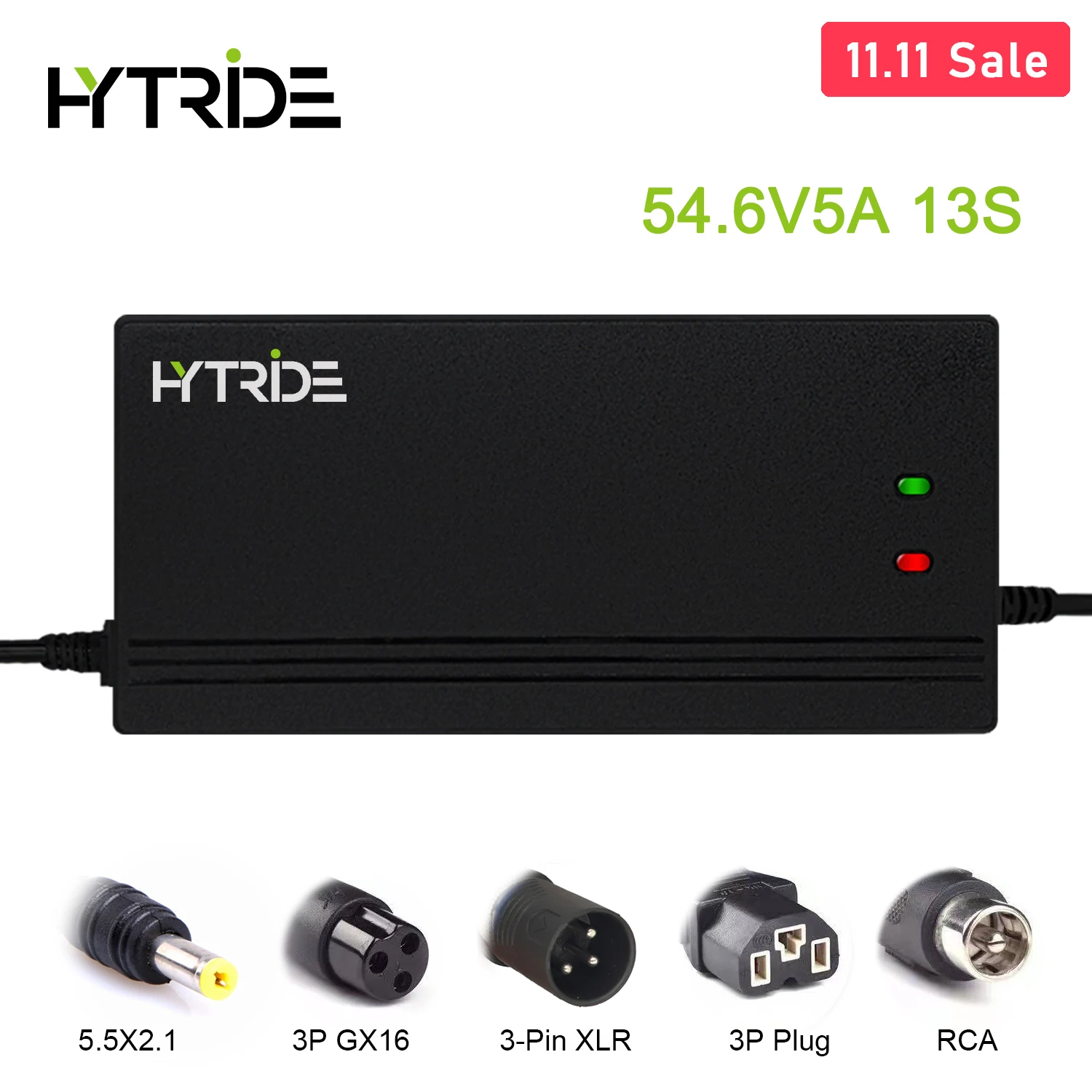 Ceny HYTRIDE Smart 54.6V 5A ładowarka 48v 13S Bateria Litowo-jonowa 48V 5A Litowo-polimerowa EBike Elektryczna ładowarka Rowerowa Tanie HYTRIDE Smart 54.6V 5A ładowarka 48v 13S Bateria Litowo-jonowa 48V 5A Litowo-polimerowa EBike Elektryczna ładowarka Rowerowa