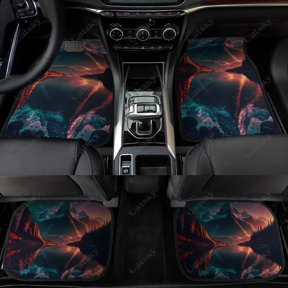 Ландшафтные обои автомобильные коврики узоры подходят для большинства